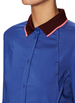 Thumbnail for your product : O'2nd Mendes Cotton Piped Shirt Dress