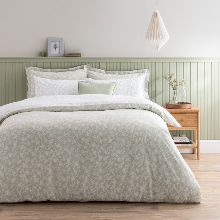 Dunelm Bexley Floral Sage Duvet Cover and Pillowcase Set Green ShopStyle