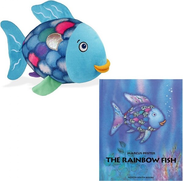 Yottoy YottoyRainbowFishPlushandHardBackBookSet