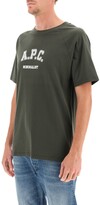 Thumbnail for your product : A.P.C. coddie varsity t-shirt with logo print