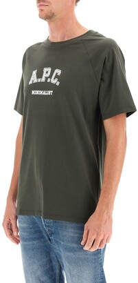 A.P.C. coddie varsity t-shirt with logo print