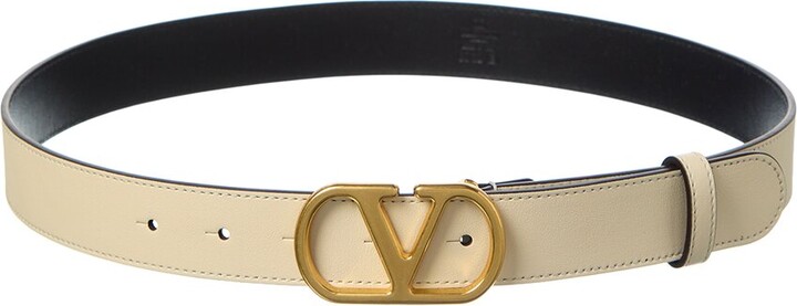 Valentino Vlogo Signature Leather Belt