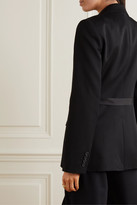 Thumbnail for your product : J.W.Anderson Satin-trimmed Wool-twill Blazer - Black