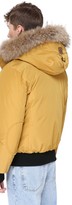 Thumbnail for your product : Mackage Florian Winter Down Bomber Jacket With Fur In Gold