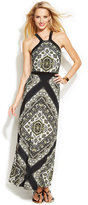 Thumbnail for your product : INC International Concepts Printed Maxi Halter Dress