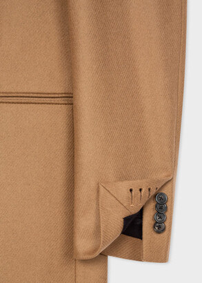 Paul Smith Men's Camel Wool And Cashmere-Blend Epsom Coat