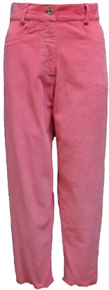 hot pink corduroy pants