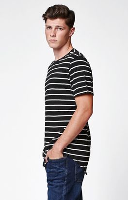 On The Byas Calero Striped Scallop T-Shirt