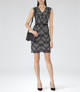 Thumbnail for your product : Reiss Nadine WOVEN CHECK DRESS