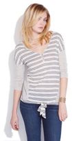 Thumbnail for your product : Lucky Brand Striped Tie Front Top
