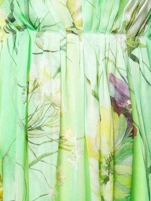 Blumarine floral print evening gown
