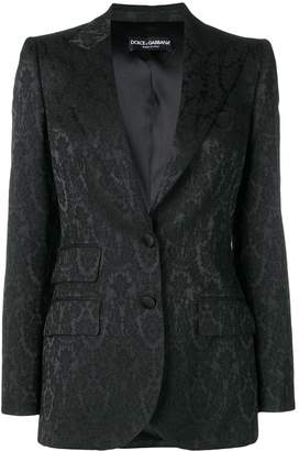 Dolce & Gabbana jacquard blazer