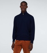 Thumbnail for your product : Brunello Cucinelli Cashmere half-zipped sweater