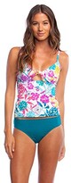 Thumbnail for your product : Kenneth Cole Reaction Women's Standard Tie Front Keyhole Halter Tankini Swimsuit Top