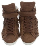 Thumbnail for your product : Barbara Bui Suede Wedge Sneakers