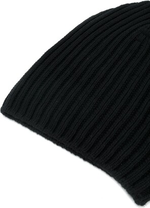 Barrie Ribbed-Knit Cashmere Beanie