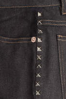 Thumbnail for your product : Valentino Straight Leg Jeans with Rockstuds