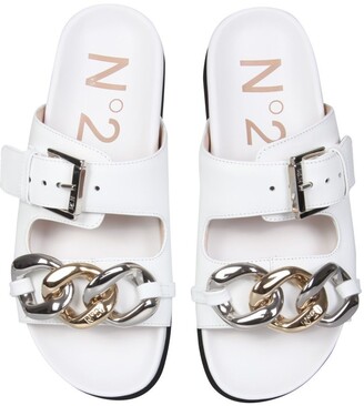 N°21 Womens White Other Materials Sandals