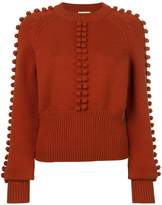 Thumbnail for your product : Chloé pompom knit sweater