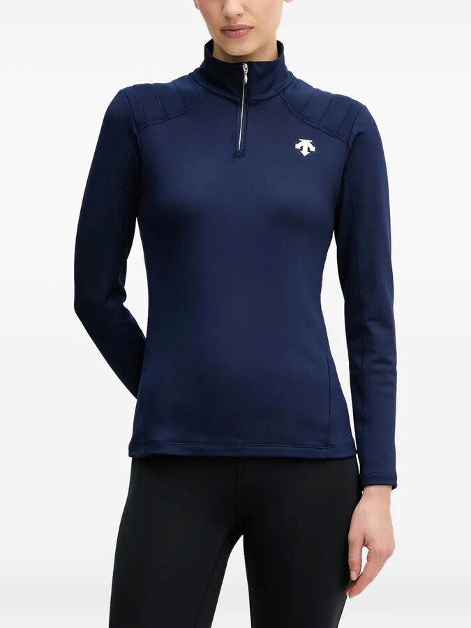 Descente Zip-Fastening Logo-Detail Ski Top