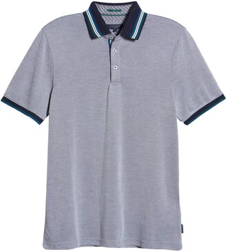 Ted Baker Shred Tipped Pique Polo