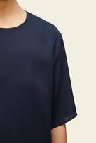 Thumbnail for your product : Mansur Gavriel Silk Short Sleeve Blouse
