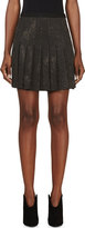 Thumbnail for your product : Versus Black Pleated Studded Skirt