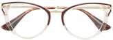 Prada Eyewear cat eye-frame glasses 