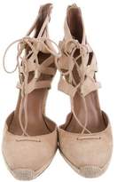 Thumbnail for your product : Aquazzura Suede Belgravia Wedges