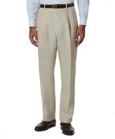 Thumbnail for your product : Brooks Brothers Irish Linen Pleat-Front Trousers
