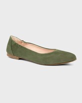 Thumbnail for your product : Italeau Mara Suede Ballet Flats