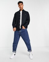 Thumbnail for your product : Gant icon logo beefy regular fit oxford shirt buttondown in black