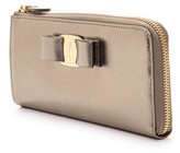Thumbnail for your product : Ferragamo Miss Vara Bow Zip Continental Wallet