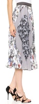 Thumbnail for your product : Rebecca Taylor Grey Gardens Pleated Midi Skirt