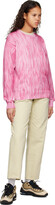 Thumbnail for your product : Stussy Pink Printed Fur Sweater