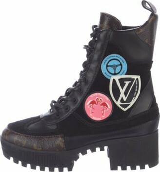 LOUIS VUITTON Checkpoint Monogram Sneaker Boot Noir Black US 10-US