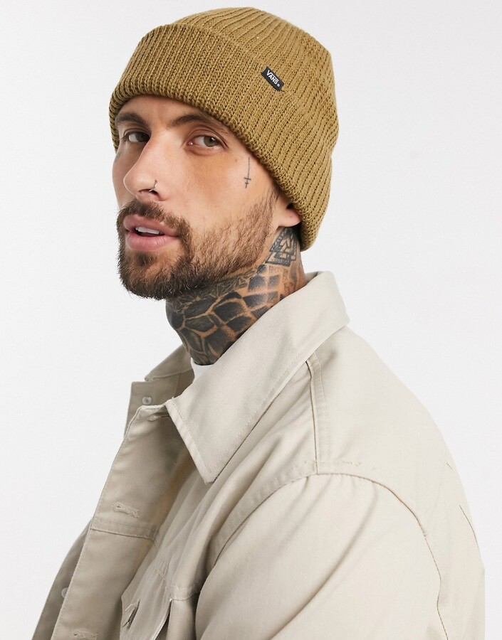 Opaque Hare protektor Vans Core Basics beanie in brown - ShopStyle Hats