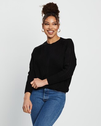 Black Batwing Jumper | Shop the worldâs largest collection of fashion | ShopStyle Australia