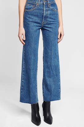 RE/DONE Wide Leg Cropped Jeans