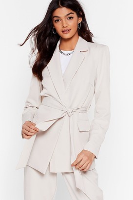 BEIGE Nasty GalNasty Gal Womens Suit Up Longline Belted Blazer 6, BEIGE Nasty GalNasty Gal Womens Suit Up Longline Belted Blazer 6,