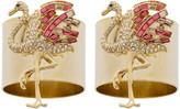 Thumbnail for your product : Joanna Buchanan Flamingo Napkin Ring - Set of 2 - Pink