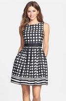 Thumbnail for your product : Eliza J Print Faille Fit & Flare Dress