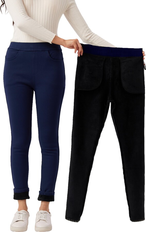Womens Fleece Lined Trousers ShopStyle UK