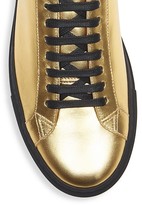 Thumbnail for your product : Givenchy Urban Street Metallic Leather Sneakers