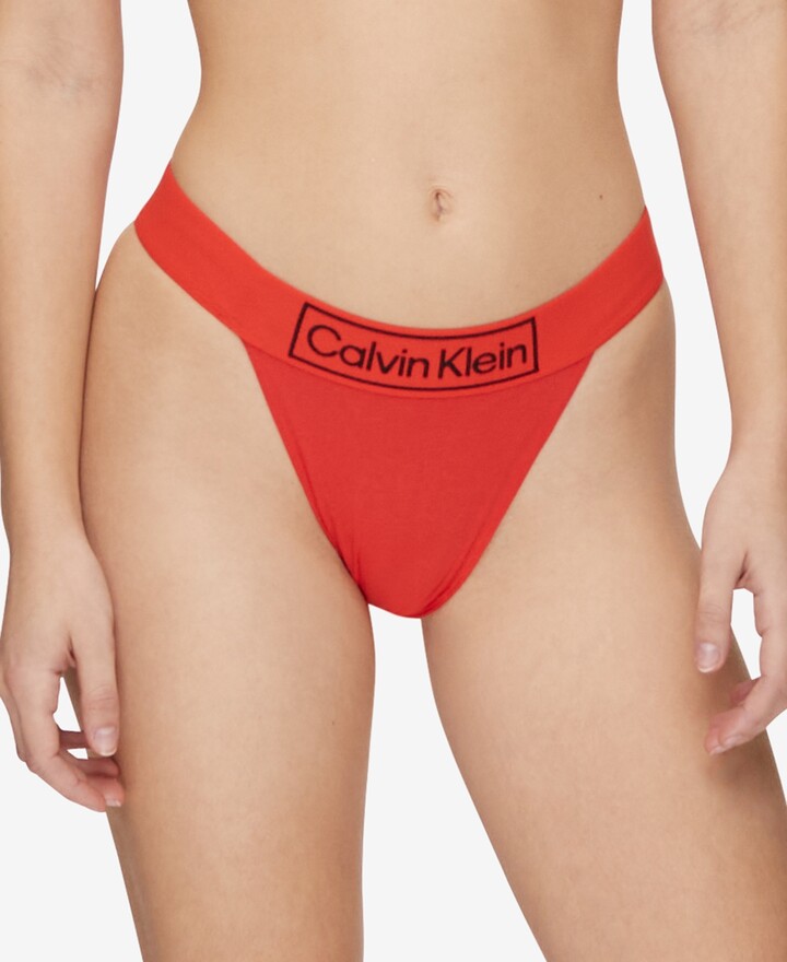 Calvin Klein One Cotton tanga brazilian briefs in black - ShopStyle Panties