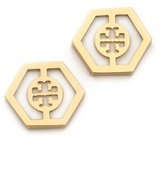 Thumbnail for your product : Tory Burch Caroline Button Earrings