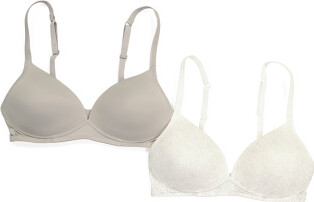 TJMAXX 2Pk Wire-Free Contour Bras With Lift Support For Women - ShopStyle  Plus Size Intimates