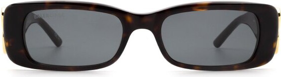 Balenciaga Eyewear Dynasty Rectangular-Frame Sunglasses