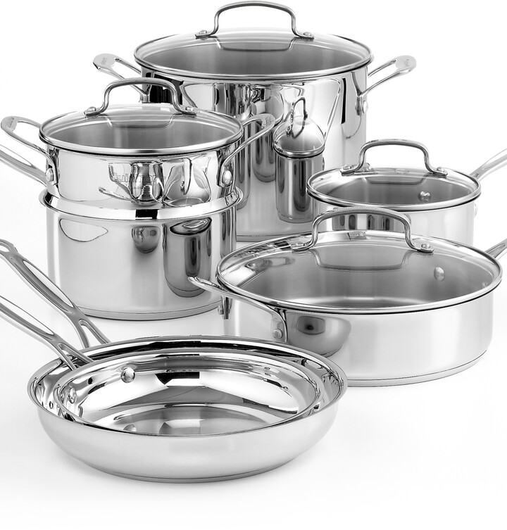 Cuisinart 11-Piece Forever Stainless Steel Cookware Set 