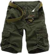 Thumbnail for your product : WSLCN Mens Military Style Combat Cargo Shorts Cotton (Without Belt) 34